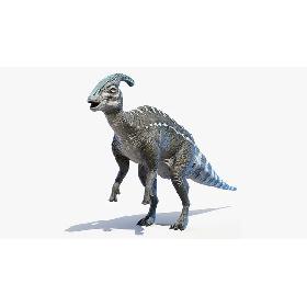 3D Parasaurolophus model